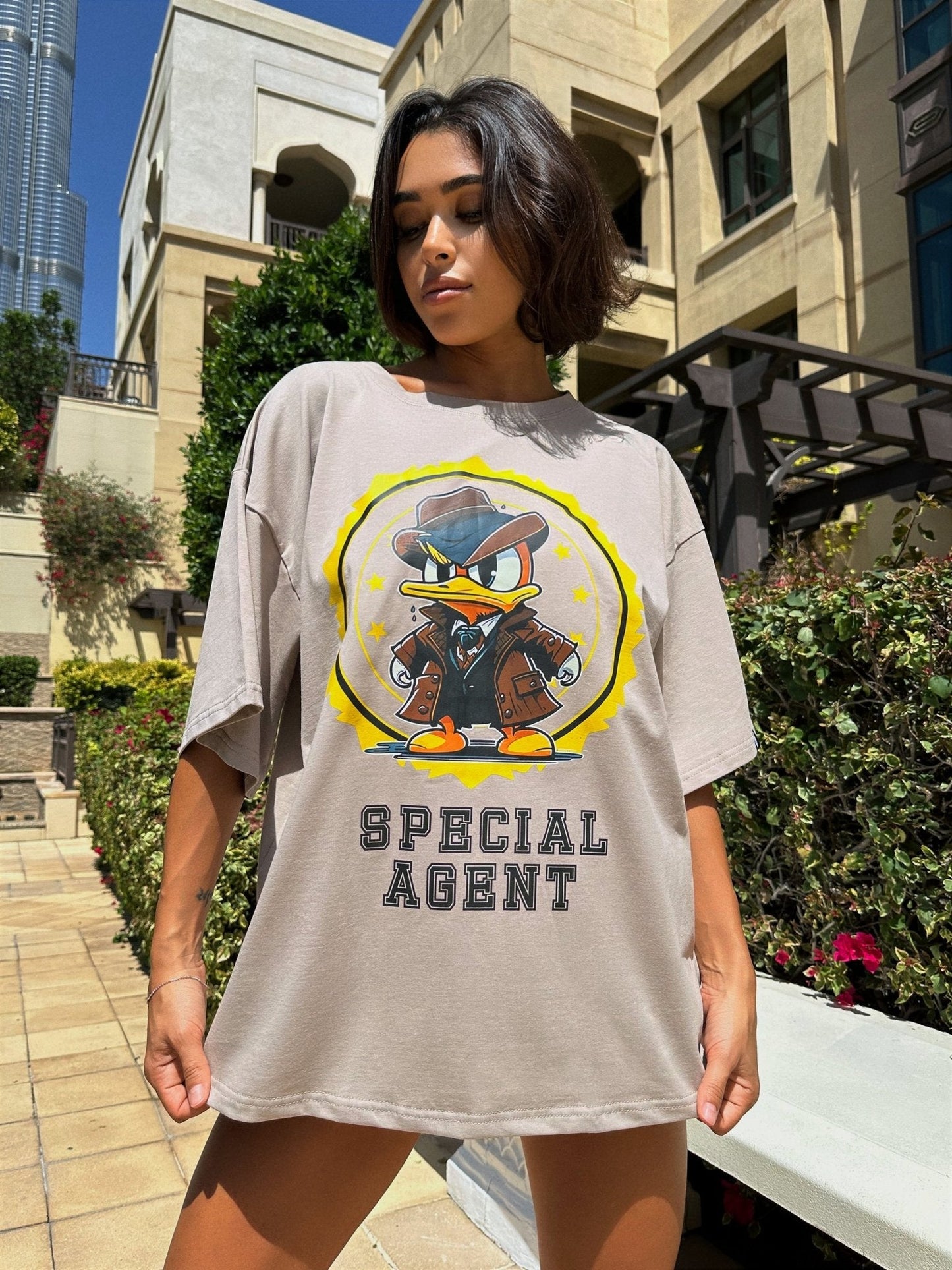 Oversize T-shirt Agent Duck - One size