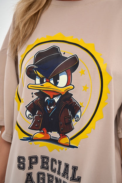 Oversize T-shirt Agent Duck - One size