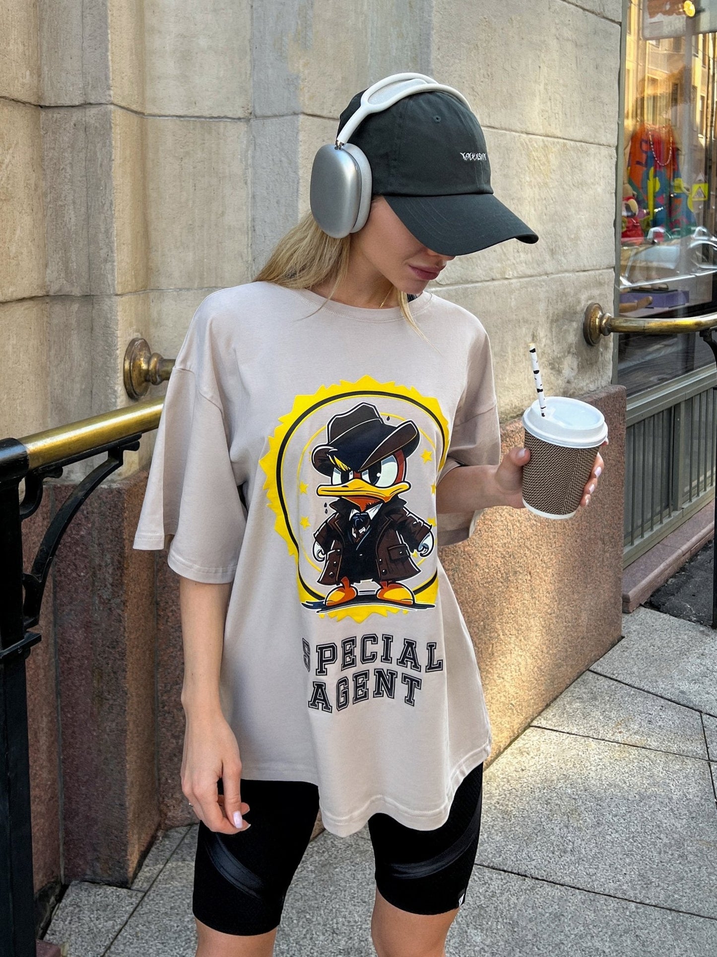 Oversize T-shirt Agent Duck - One size