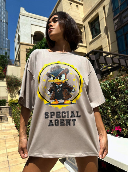 Oversize T-shirt Agent Duck - One size